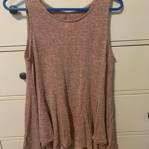 Soft pink tank top- size medium